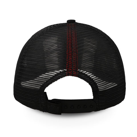 Gorra All In Chavez Golden All Black Trucker Unitalla