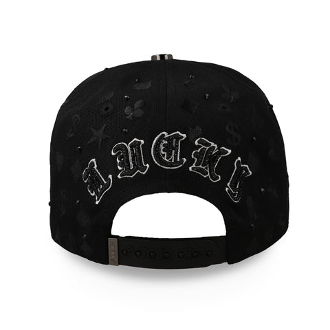Gorra All In King Of Gambling On Fire Ed Negro Unitalla