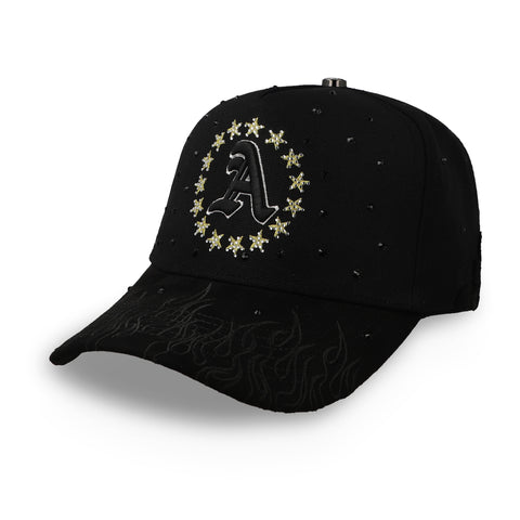 Gorra All In Star Fire Golden 26 Negro Unitalla