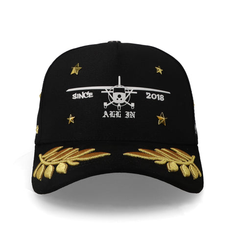 Gorra All In Airborne Negra Unitalla