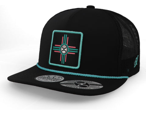 Gorra Hooey 2333tbk Zenith 5panel Highprofile Negro Unitalla