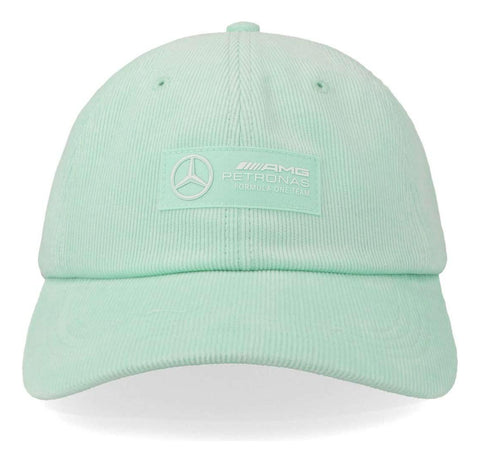 Gorra Mercedes Benz Mapf1 Fw Retro Cord Menta Unitalla