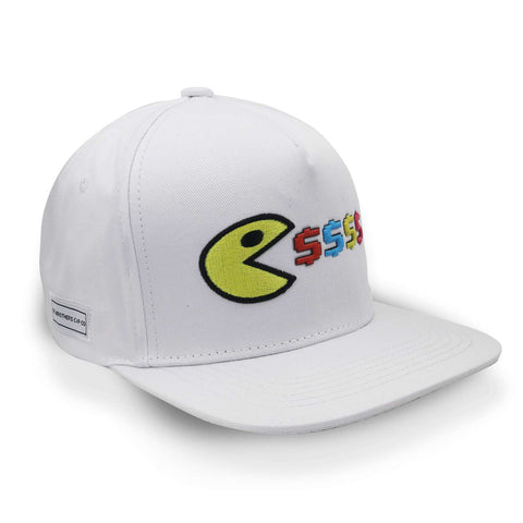 Gorra Gc Brothers Pacman Snapback Blanco Unitalla