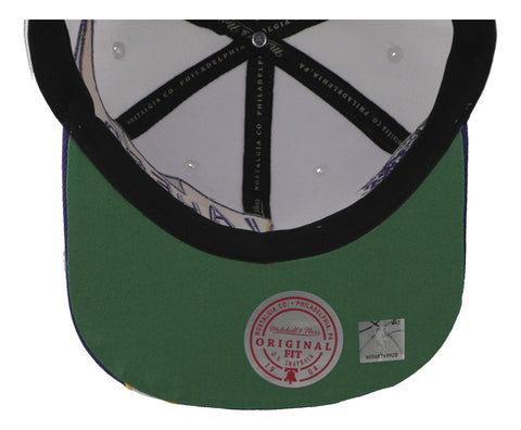 Gorra Mitchell & Ness NBA Los Angeles Fast Times Blanca