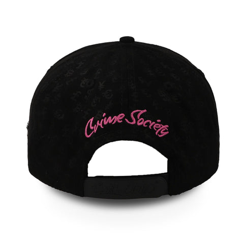 Gorra Cash Only Pantera Rosa Full Print Negro Uni