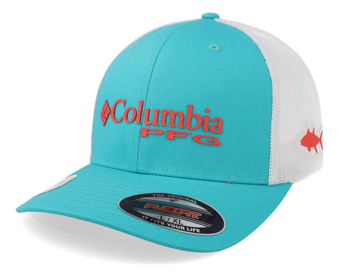 Gorra Columbia Pfg Mesh Ball 1503971 Azul Cerrada