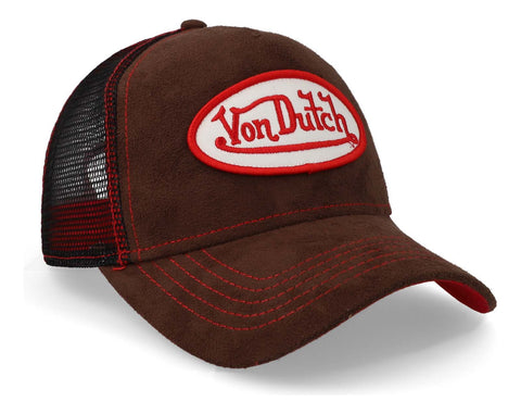 Gorra Von Dutch 9835505 Vdthlbsr Café /rojo Unitalla