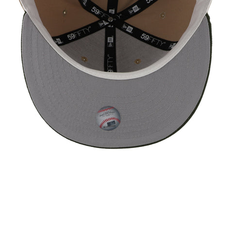 Gorra New Era 59 Fifty MLB Athletics Camello Cerrada