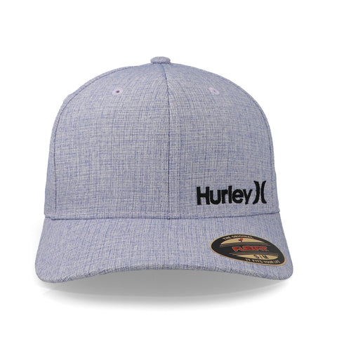 Gorra Hurley Corp Textures Azul Cerrada