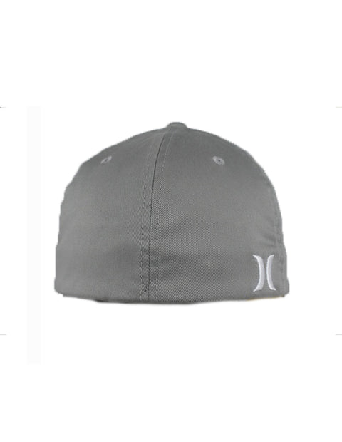 Gorra Hurley M Corp Gris/Blanco Cerrada