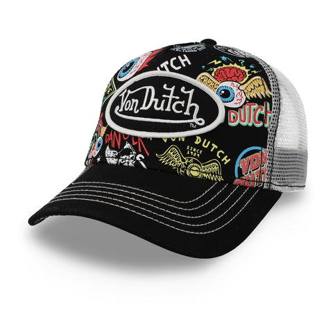 Gorra Von Dutch Multi Trucker Negro Unitalla
