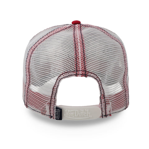 Gorra Von Dutch Staple Trucker Rojo Unitalla