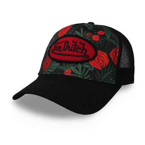 Gorra Von Dutch Multi Trucker Negro Rojo Unitalla