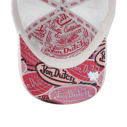 Gorra Von Dutch Billboard Trucker Rosa Unitalla