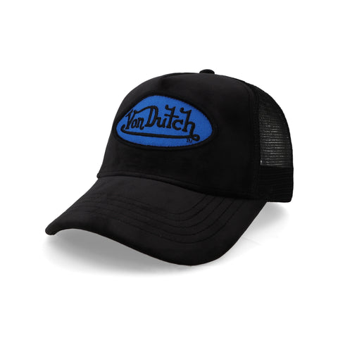 Gorra Von Dutch Velvet Trucker VDHH0004 Negro/Azul Unitalla