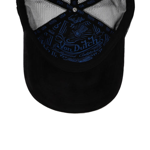 Gorra Von Dutch Velvet Trucker VDHH0004 Negro/Azul Unitalla