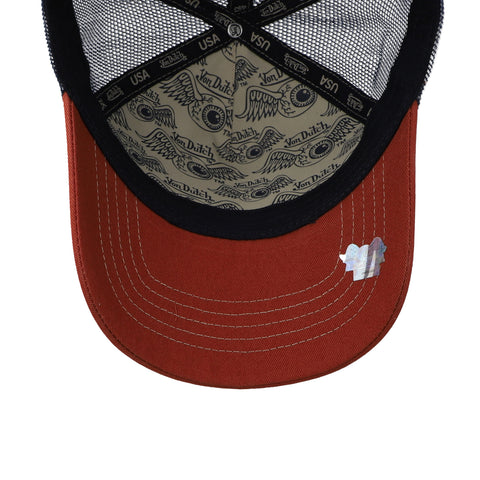 Gorra Von Dutch Staple Trucker Caoba Unitalla