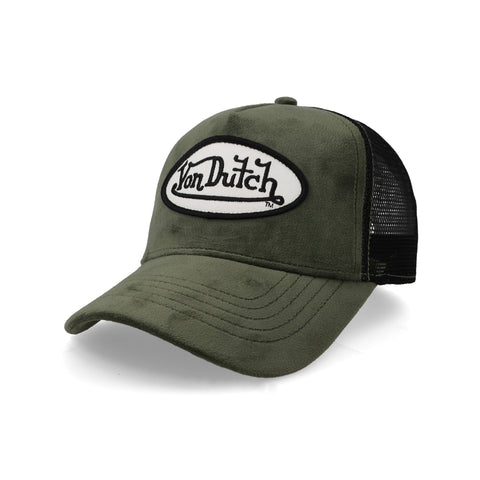 Gorra Von Dutch Velvet Trucker VDHH0004 Olivo Unitalla