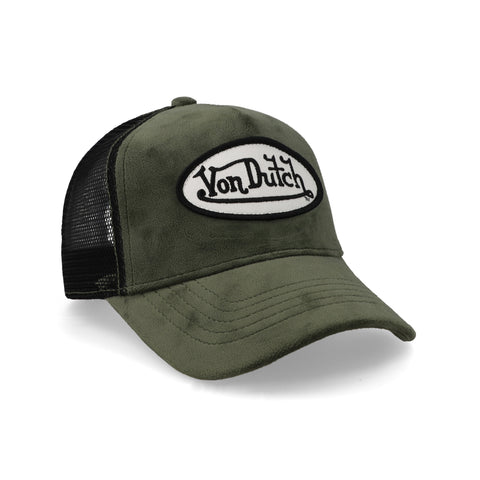 Gorra Von Dutch Velvet Trucker VDHH0004 Olivo Unitalla