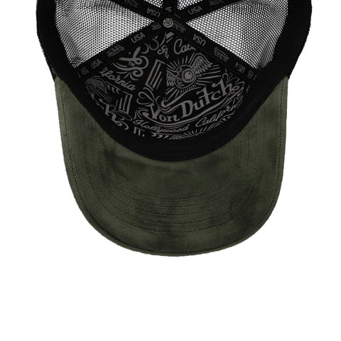 Gorra Von Dutch Velvet Trucker VDHH0004 Olivo Unitalla
