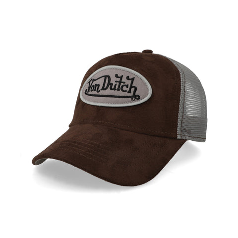 Gorra Von Dutch Suede Trucker VDHH0056 Café Unitalla