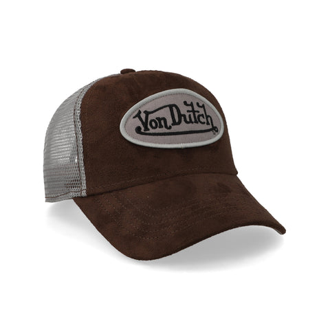 Gorra Von Dutch Suede Trucker VDHH0056 Café Unitalla