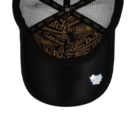 Gorra Von Dutch Flight Check Trucker VDHH0107 Negro Unitalla