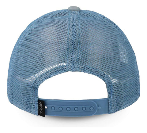 Gorra Goorin Bros 101-0990 Slate Bad Boy Trucker Azul Claro