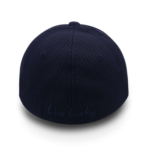 Gorra Black Clover Flex Waffle 8 Azul Marino Cerrada