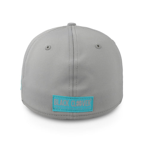 Gorra Black Clover Premium Clover 103 Gris Azul Cerrada