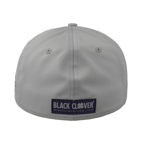 Gorra Black Clover Premium Clover 123 Gris Cerrada