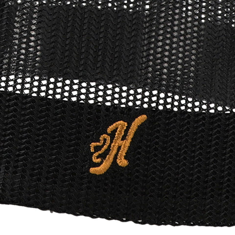 Gorra Hooey Ranchero 6 Panel Trucker Negro Unitalla