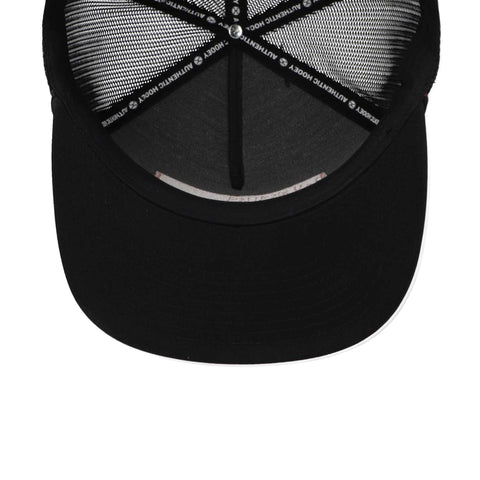 Gorra Hooey Resistol 5Panel Trucker Negra Roja Unitalla