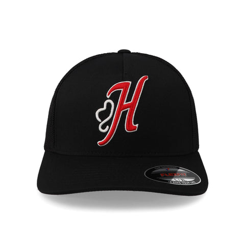 Gorra Hooey Skipper Negro Negro Cerrada