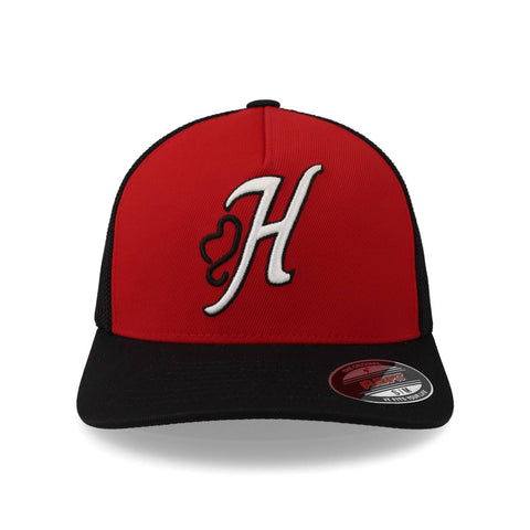 Gorra Hooey Skipper Rojo Negro Cerrada