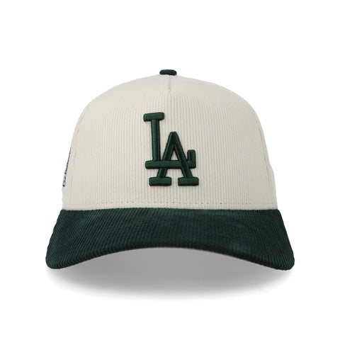 Gorra New Era 9Forty A-Frame MLB Dodgers WS25 Chrome Verde