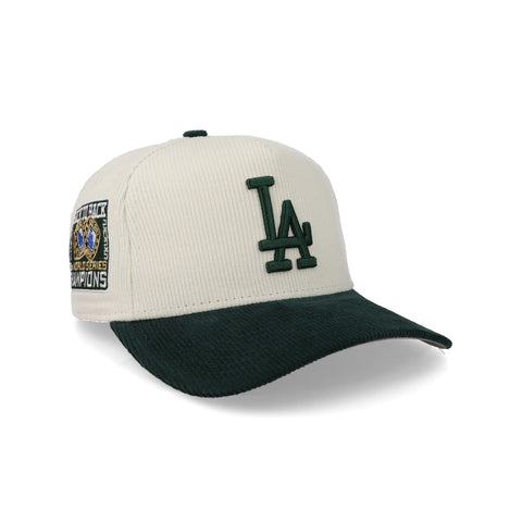 Gorra New Era 9Forty A-Frame MLB Dodgers WS25 Chrome Verde