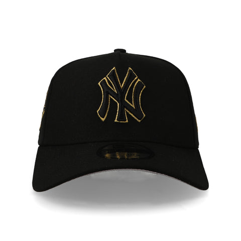 Gorra New Era 9Forty A-Frame MLB Yankees Negra/Dorado