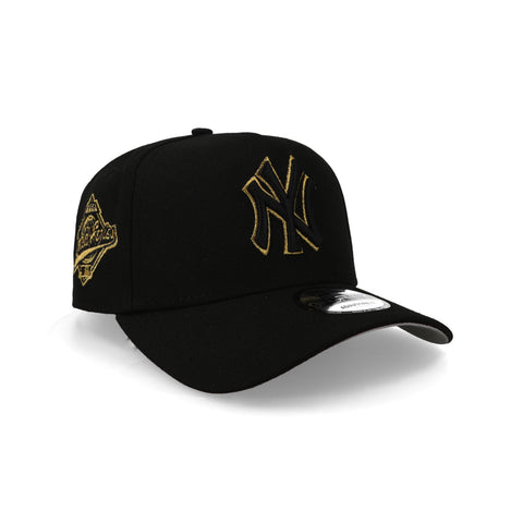 Gorra New Era 9Forty A-Frame MLB Yankees Negra/Dorado