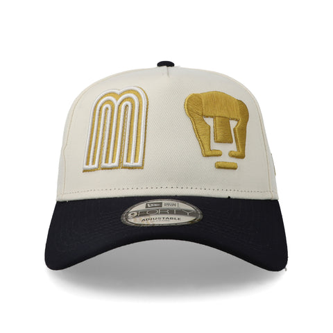 Gorra New Era 9Forty A-Frame Liga MX Pumas Ajustable
