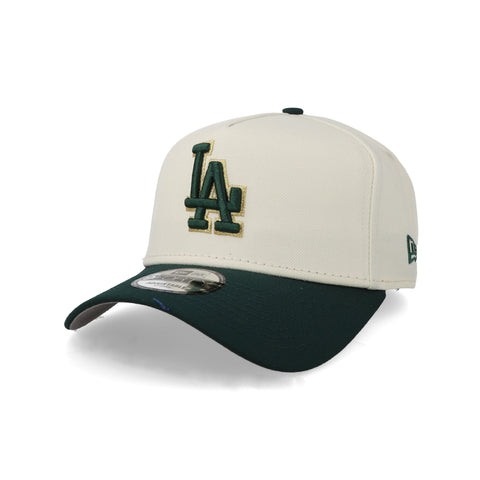 Gorra New Era 9Forty MLB Dodgers Blanco Crema Verde Unitalla