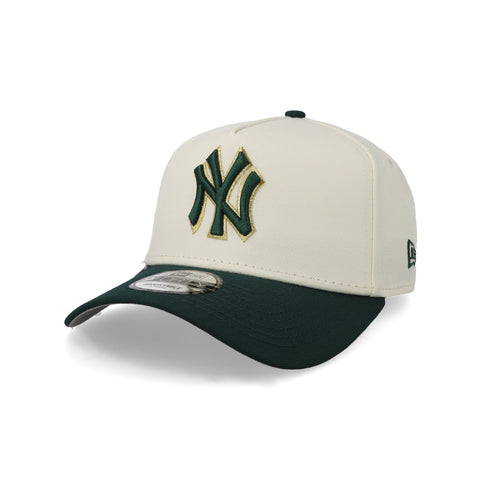 Gorra New Era 9Forty MLB Yankees Blanco Verde Unitalla