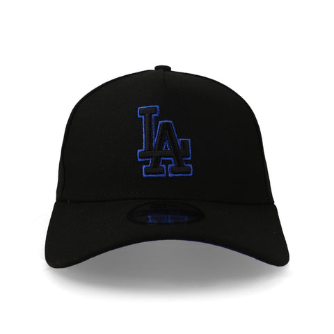 Gorra New Era 9Forty MLB Dodgers Negro Azul Rey Unitalla