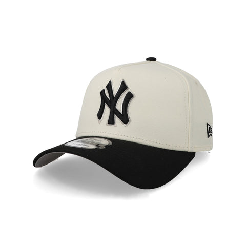 Gorra New Era 9Forty MLB Yankees Blanco Crema Negro Unitalla