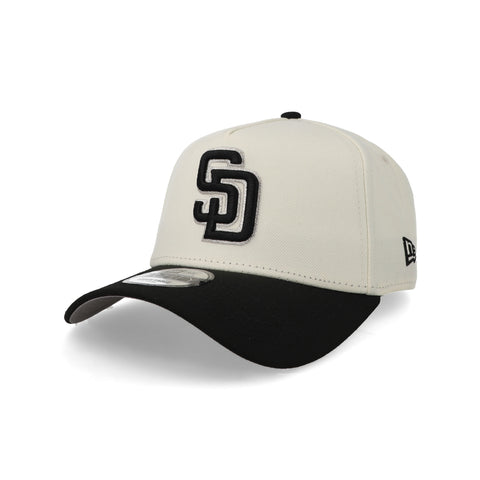 Gorra New Era 9Forty MLB Padres Blanco Crema Negro Unitalla