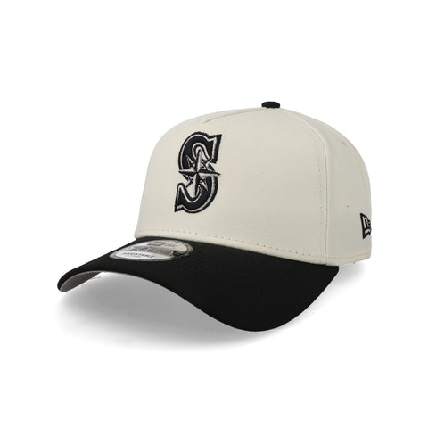Gorra New Era 9Forty MLB Mariners Blanco Negro Unitalla