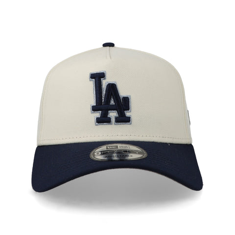 Gorra New Era 9Forty MLB Dodgers Blanco Crema Azul Unitalla
