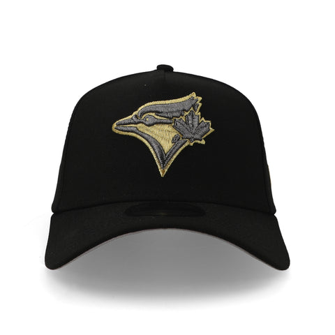 Gorra New Era 9Forty MLB Blue Jays Negro Grafito Unitalla
