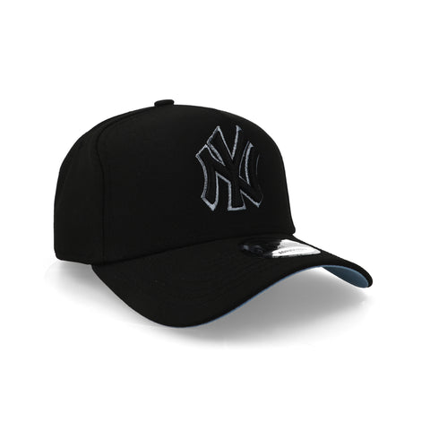 Gorra New Era 9Forty MLB Yankees Negro Azul Cielo Unitalla