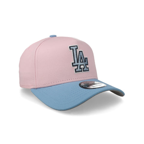 Gorra New Era 9Forty MLB Dodgers Rosa Azul Cielo Grafito